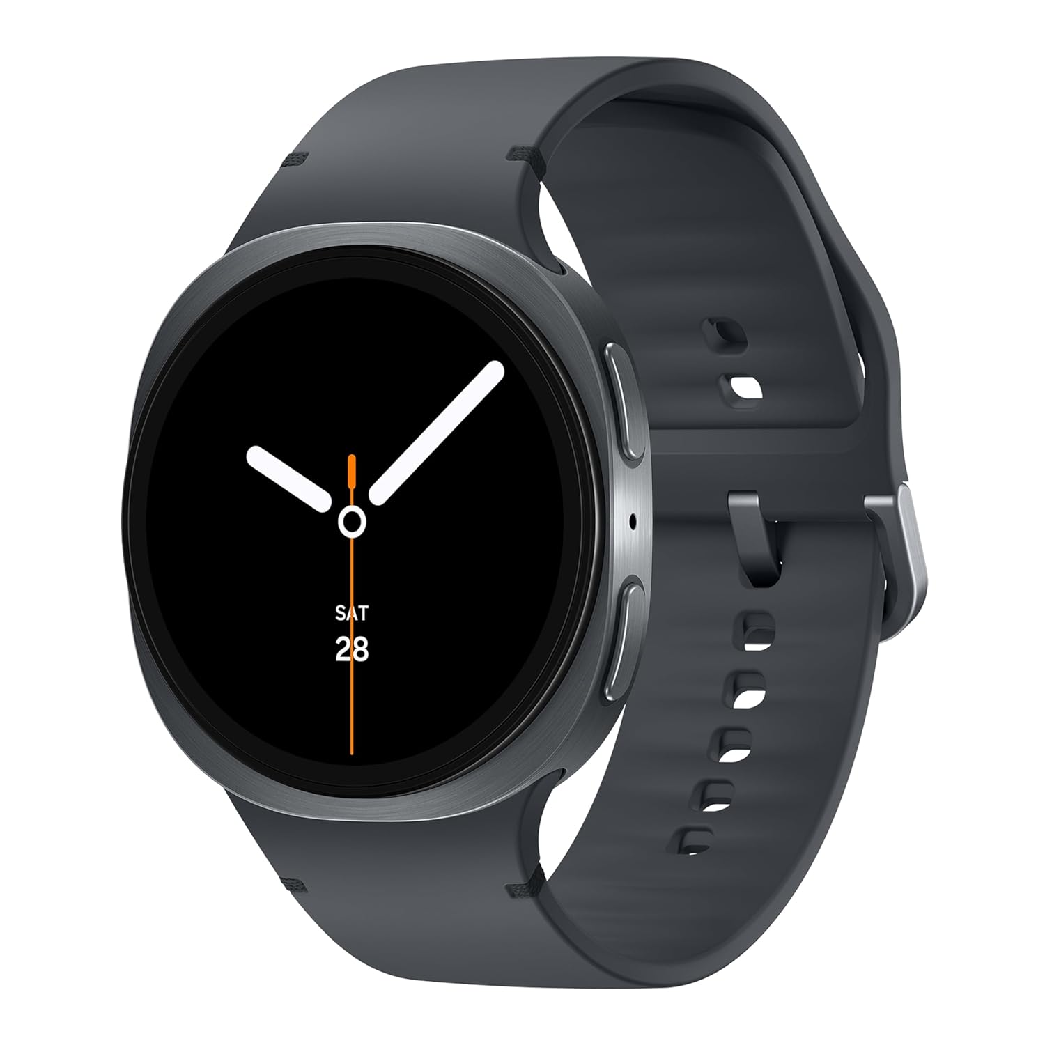 Samsung Galaxy Watch8 (44mm, Bluetooth, Graphite) with 3nm Processor | Dual GPS | Sapphire Glass & Armor Aluminum | 5ATM & IP68 | BP, ECG, IHRN & Vascular Load Monitoring | Anti-oxidant Index Mahajan Electronics online