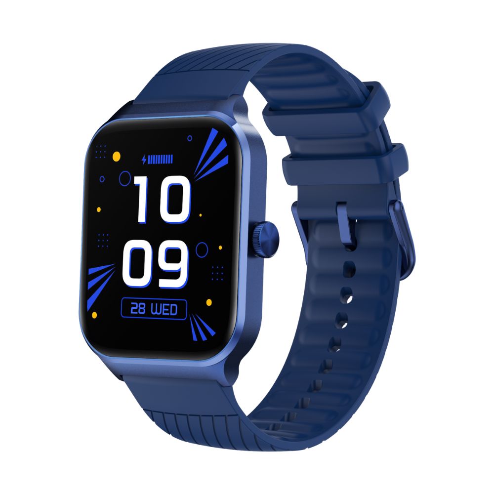 Noise ColorFit Canvas Bluetooth Calling Smart Watch with IP67 Water Resistance, Heart rate monitor, 100 Plus Sports modes (Blue) - Mahajan Electronics Online