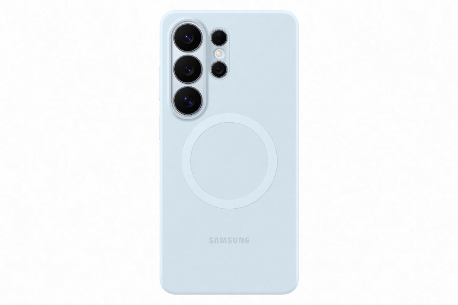 Samsung Galaxy S26 Ultra Silicone Magnet Case, Light Blue Mahajan Electronics Online