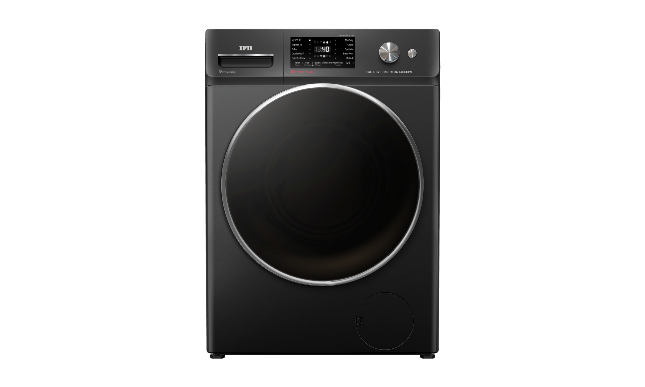 IFB Executive BXN 9014K CMS DeepClean® 9 kg Front Load Washing Machine with Steam Refresh Mahajan Electronics Online