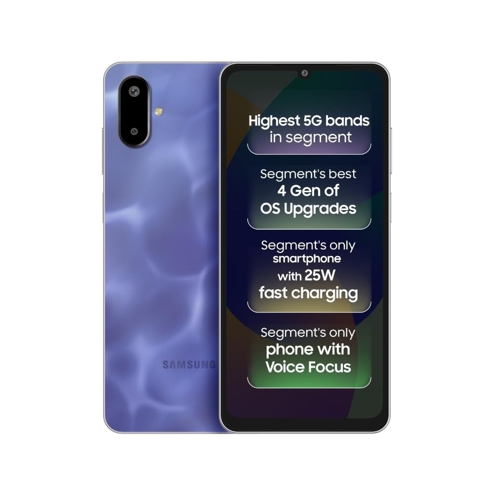 Samsung Galaxy F06 5G (Lit Violet, 128 GB) (4 GB RAM) Mahajan Electronics Online