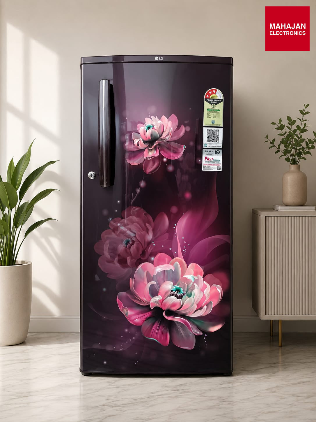LG GLD1935YOWB 185 L Single Door Refrigerator  Direct Cool, 3 Star LG