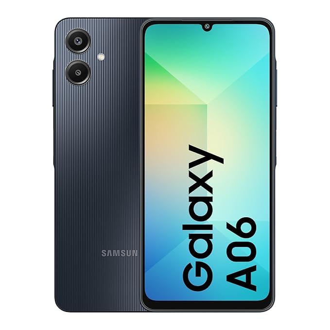 Samsung Galaxy A06 4G (Black, 4GB RAM, 64GB Storage) Mahajan Electronics Online