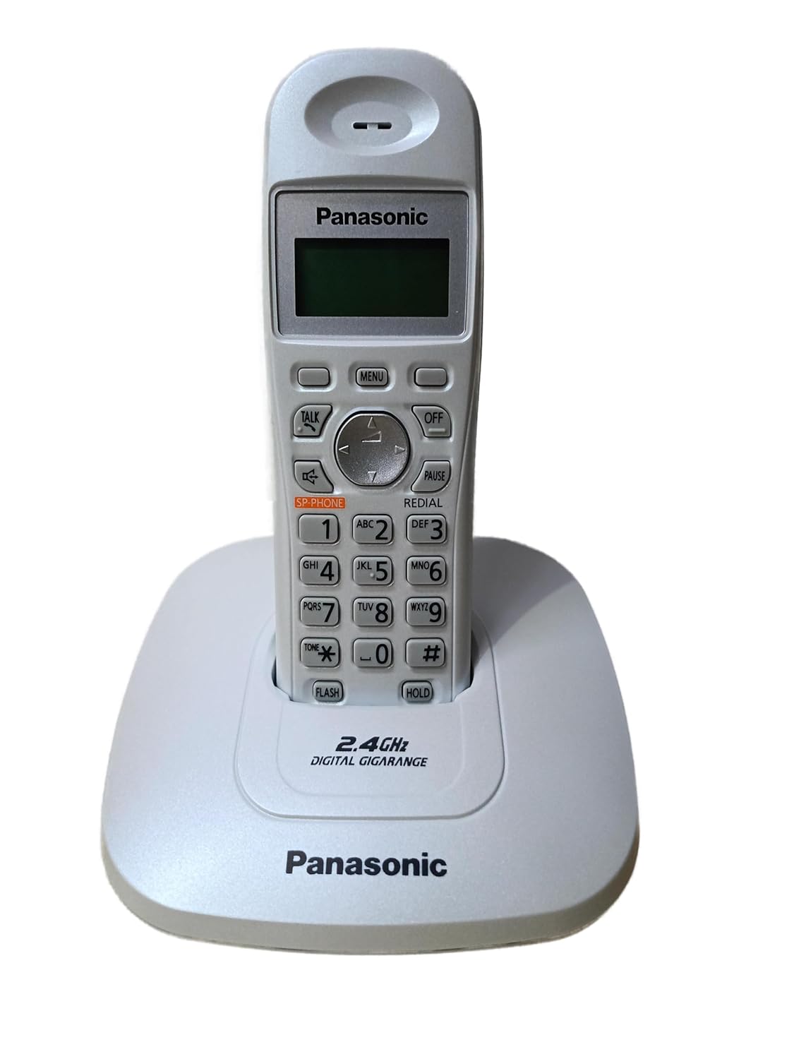 Panasonic Single Line 2.4 KX-TG3611SXS Digital Cordless Landline Phone (White) | Single Line, Speakerphone – Mahajan Electronics Online.