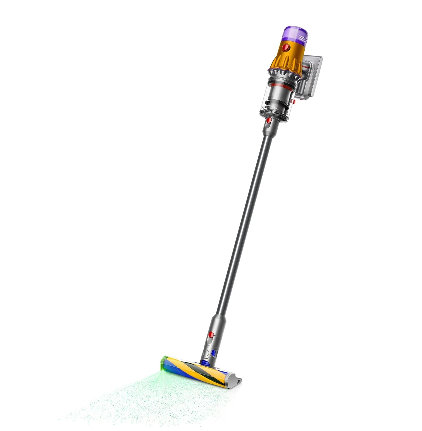 Dyson V12 Detect Slim Cordless Vacuum Cleaner|2 Yr Warranty incl Accidental Damage Protection|Illumination Reveals Hidden dust|LCD Screen and 3 Power Modes|150 Airwatts, 0.35L bin, 60 mins runtime Dyson
