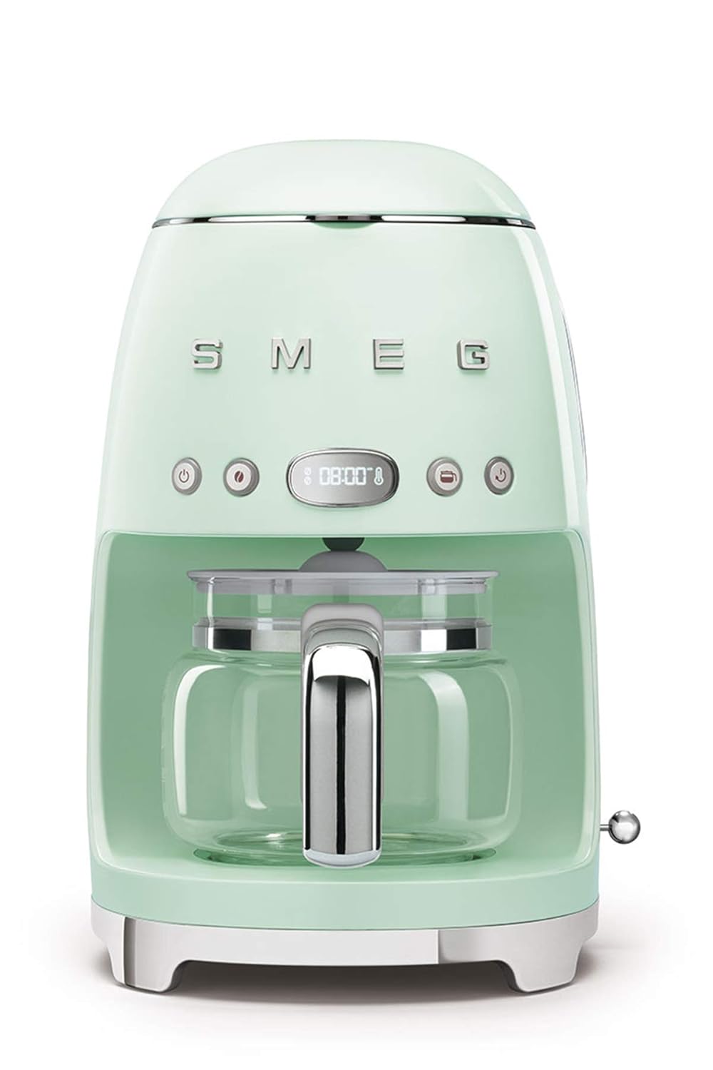 Smeg DCF02PGEU Coffee Machine - 11+ - Filter Coffee Machine Drip Coffee Machine Pastel Green 50's Style Aesthetic  Mahajan Electronics Online