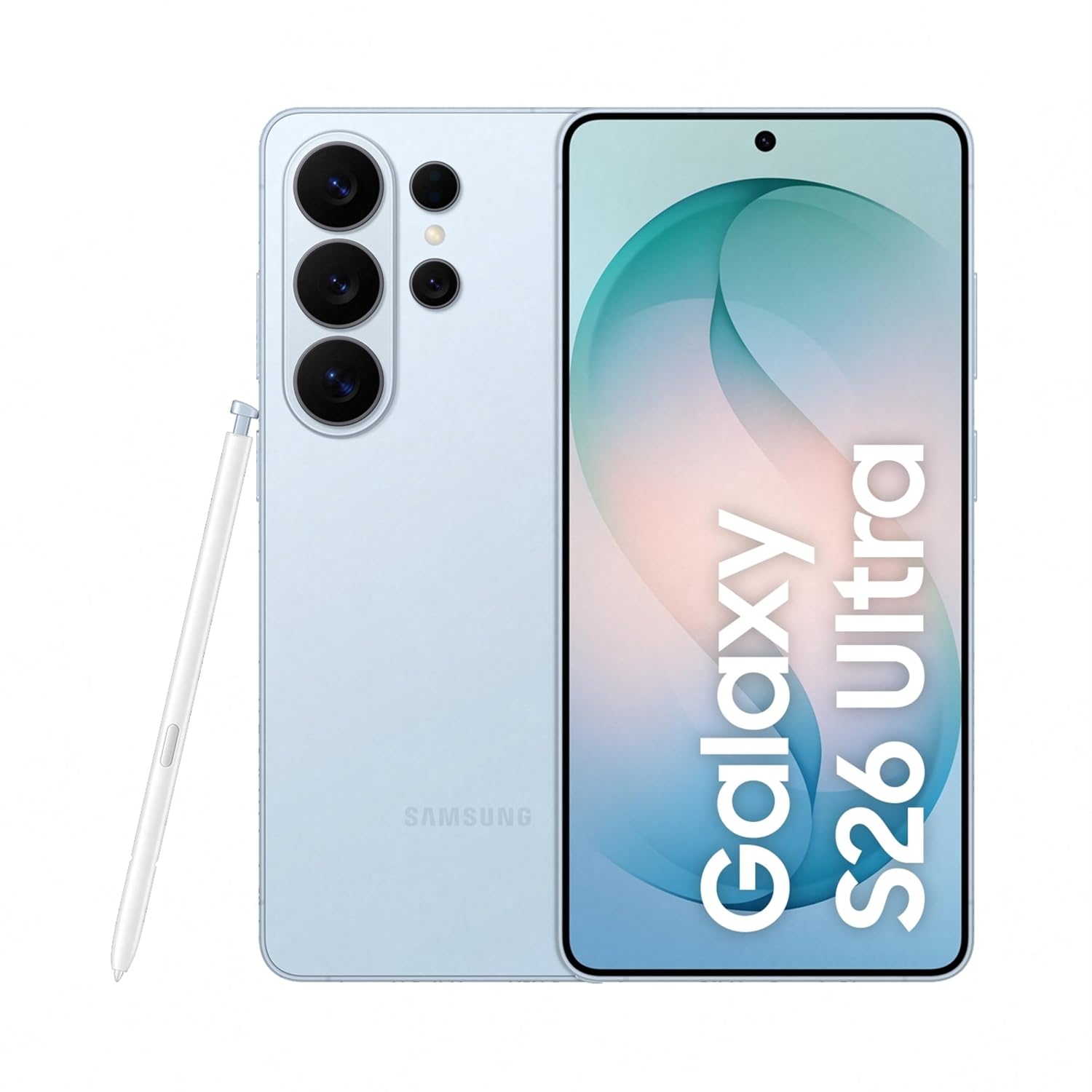 Samsung Galaxy S26 Ultra 5G (Sky Blue, 12GB RAM, 512GB Storage) with Built-in Privacy Display, AI Phone, Photo Assist, Creative Studio, 200MP Camera, 5000mAh Battery and Snapdragon 8 Elite Gen 5 Mahajan Electronics Online