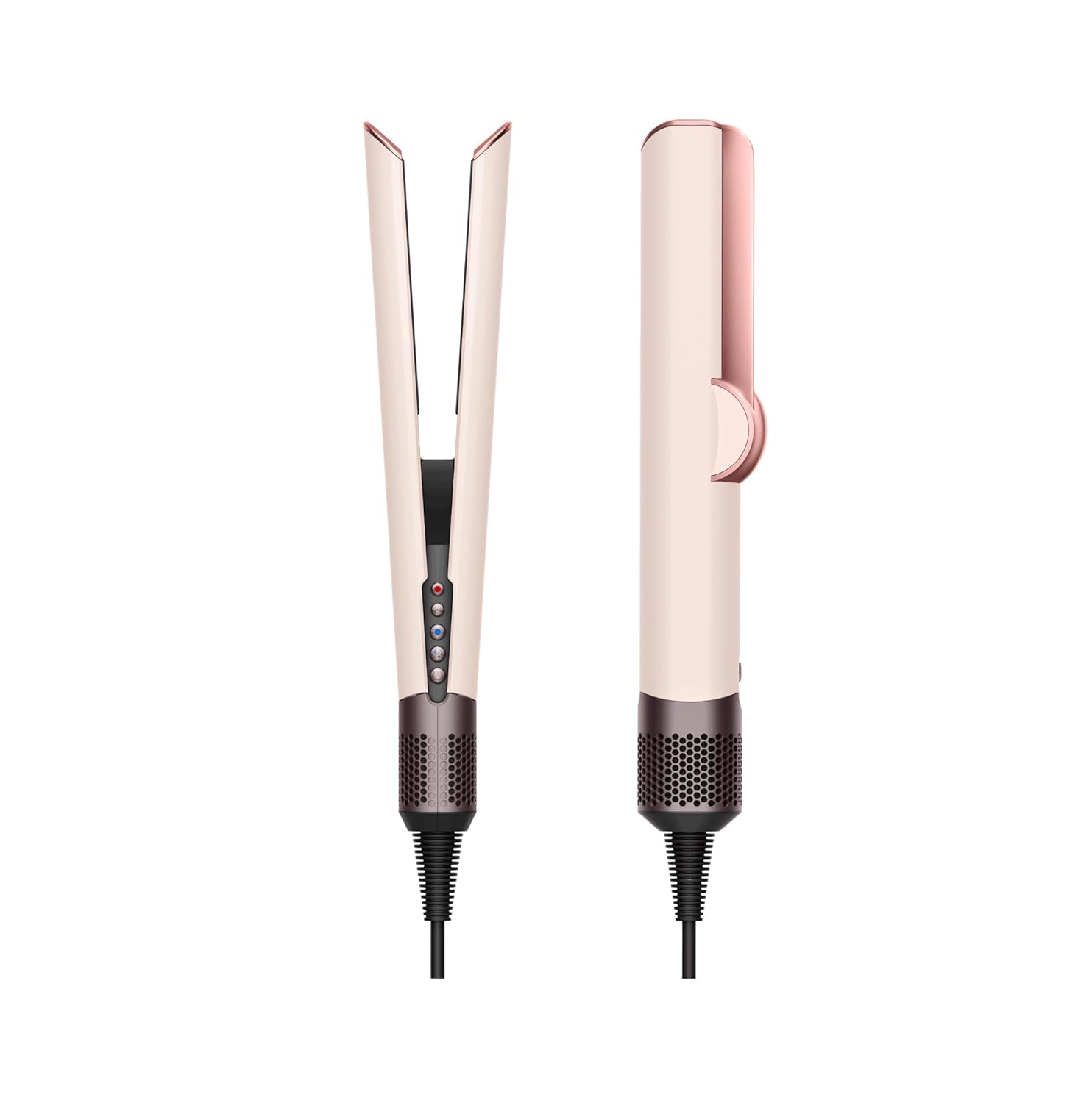 Dyson Airstrait™ Hair Straightener| Wet-to-dry straightener | Straightens with air | No hot plates, no heat damage (When used in Wet-to-dry mode) | Suitable for all hair types (Ceramic Pink/Rose Gold) HT 01 CPRG IN Mahajan Electronics Online