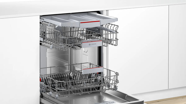 Bosch SMV6HMX01I 15 Place Setting Serie Fully Integrated Built-in Dishwasher – IoT Enabled, SpeedPerfect+, AquaStop, Wash Programs, 60 cm