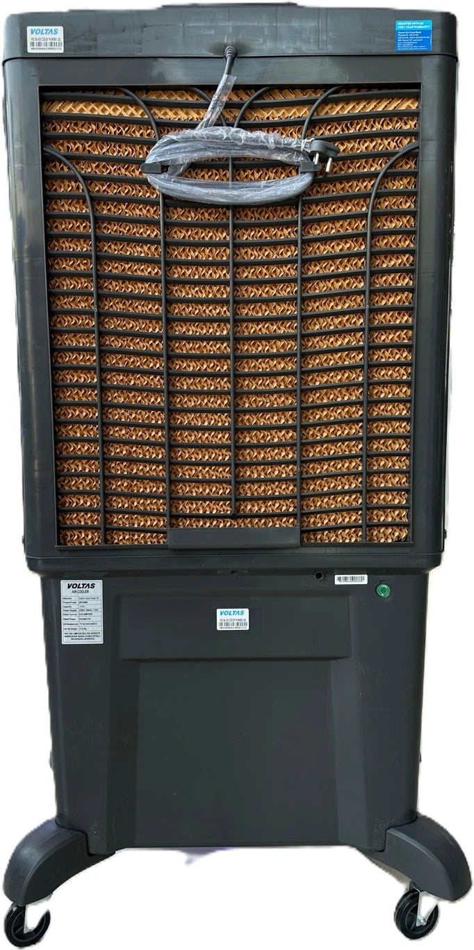 VOLTAS Thunder 110 Litres Desert Air Cooler with Thermal Overload Protection (3 Speed Control, Dark Grey) mahajan electronics online