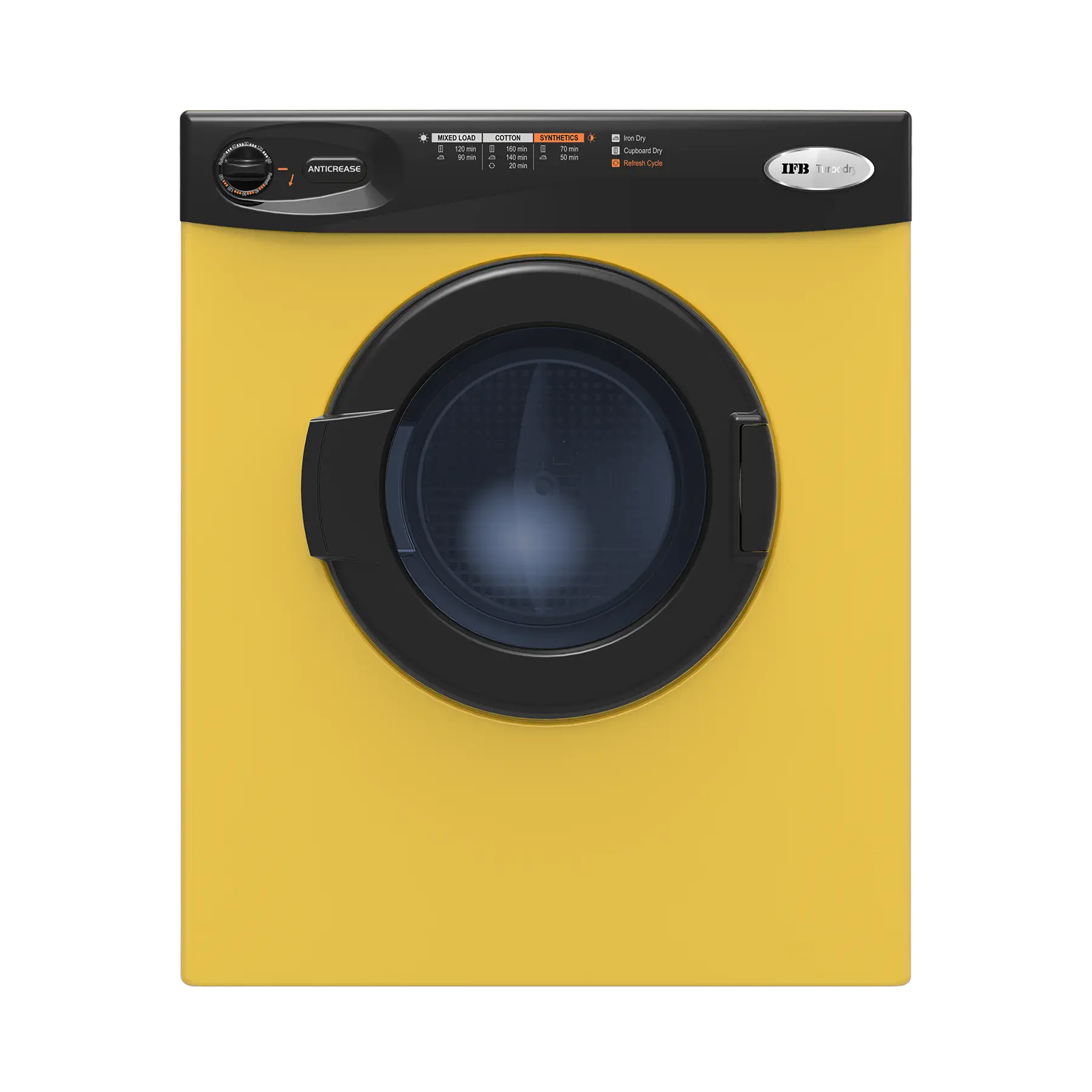 IFB Turbo Dry LX Clothes Dryer 5.5 kg | 55 rpm | Yellow Mahajan Electronics online