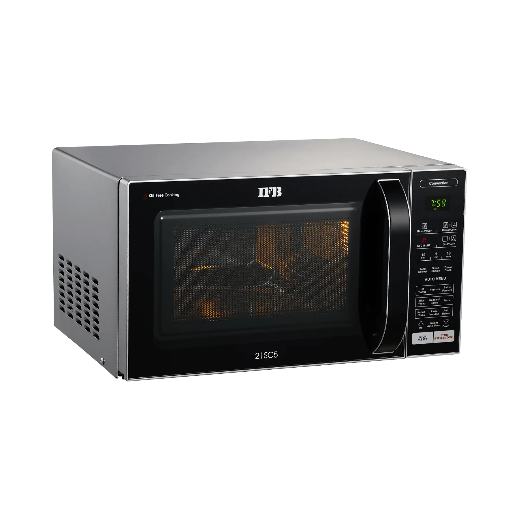 IFB 21SC5 Convection Microwave 21 L | Metallic Silver Mahajan Electronics Online