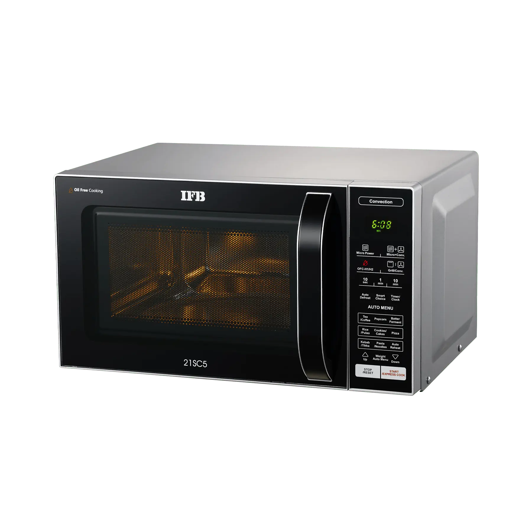 IFB 21SC5 Convection Microwave 21 L | Metallic Silver Mahajan Electronics Online