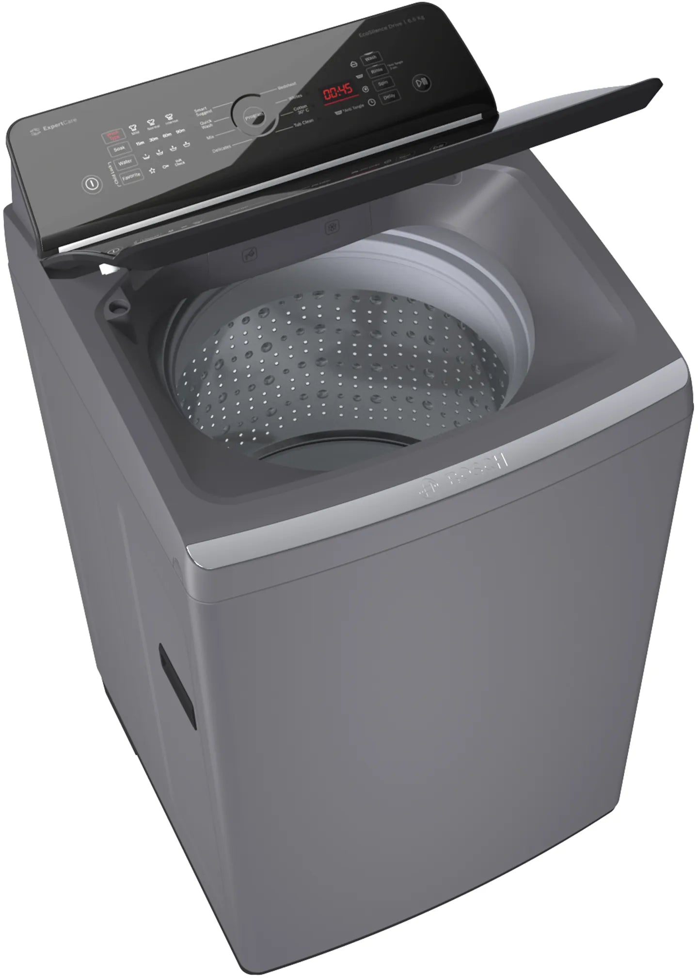 Bosch WOE802D7IN  8.0 Kg 5 Star Fully Automatic Top Load Washing Machine (Dark Grey) Mahajan Electronics Online