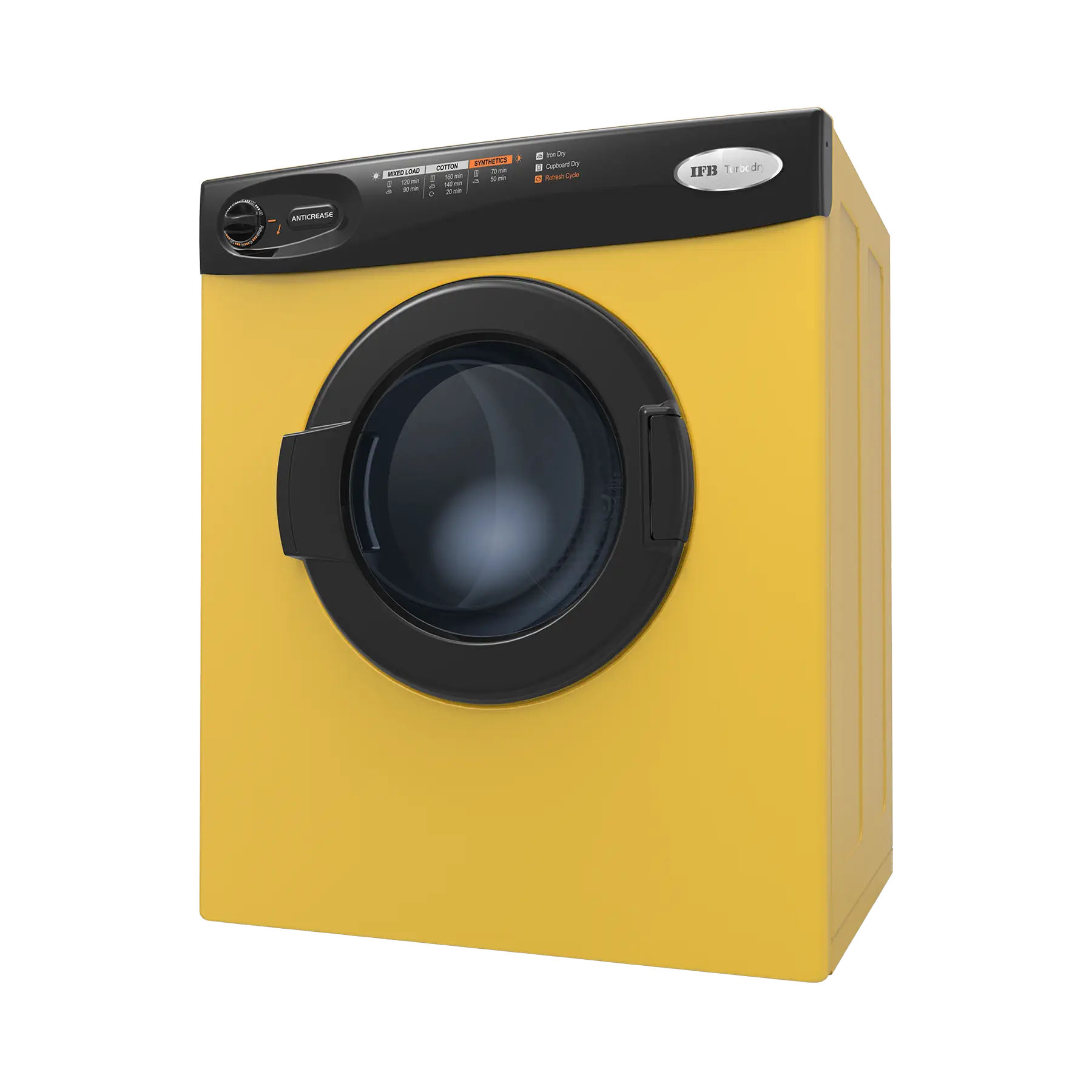 IFB Turbo Dry LX Clothes Dryer 5.5 kg | 55 rpm | Yellow Mahajan Electronics online