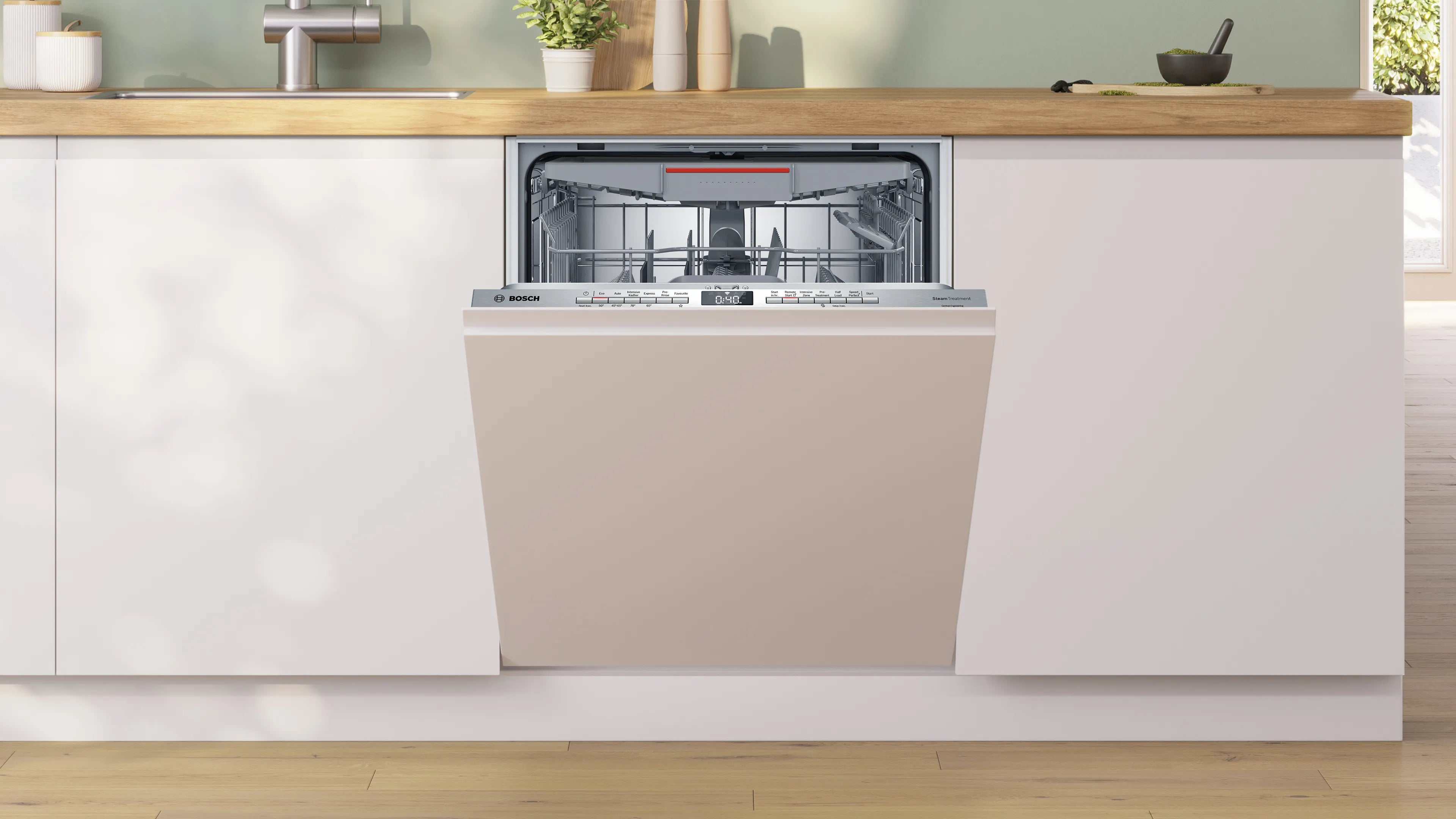 Bosch SMV6HMX01I Serie | 6 Fully integrated in Built Dishwasher, 60 cm 15 Place Setting Dishwasher Mahajan Electronics Online