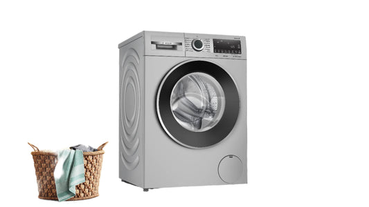 Bosch 9 kg WGA244ZSIN Front Load Washing Machine ( Silver, Inbuilt Heater) 1400RPM Mahajan Electronics Online