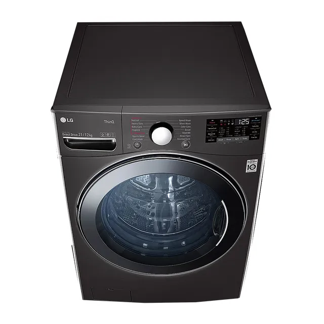 LG FHD2112STB 21/12 kg 5 Star Inverter Fully Automatic Front Load Washer Dryer Mahajan Electronics Online