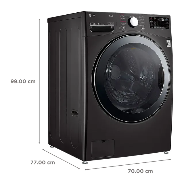 LG FHD2112STB 21/12 kg 5 Star Inverter Fully Automatic Front Load Washer Dryer Mahajan Electronics Online