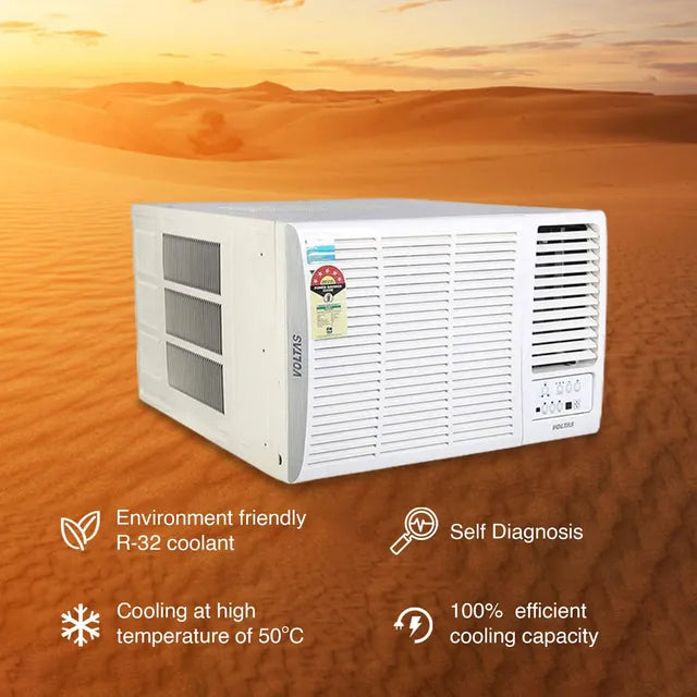 VOLTAS 183V Vertis Pearl 2 in 1 Convertible 1.5 Ton 3 Star Inverter Window AC with Anti Dust Filter Mahajan Electronics Online