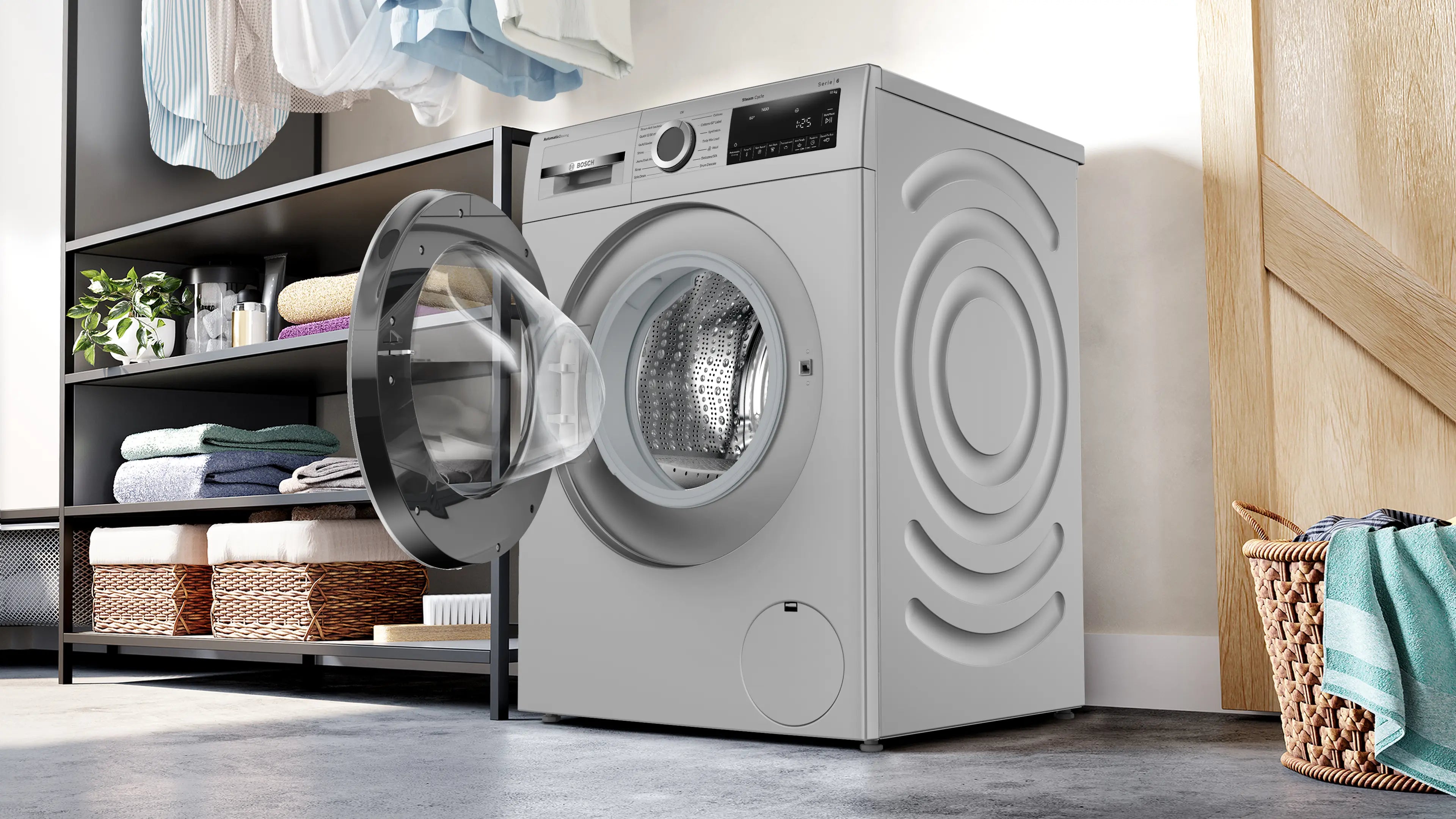 Bosch WGA254ISIN washing machine, front loader 10 kg 1400 rpm Fully Automatic mahajan electronics online