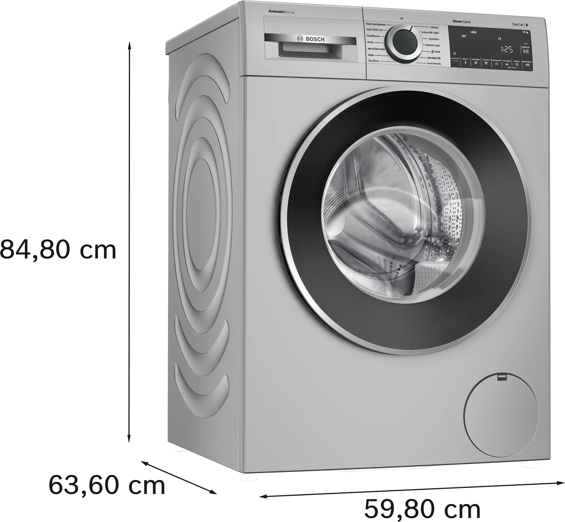 Bosch WGA254ISIN washing machine, front loader 10 kg 1400 rpm Fully Automatic mahajan electronics online