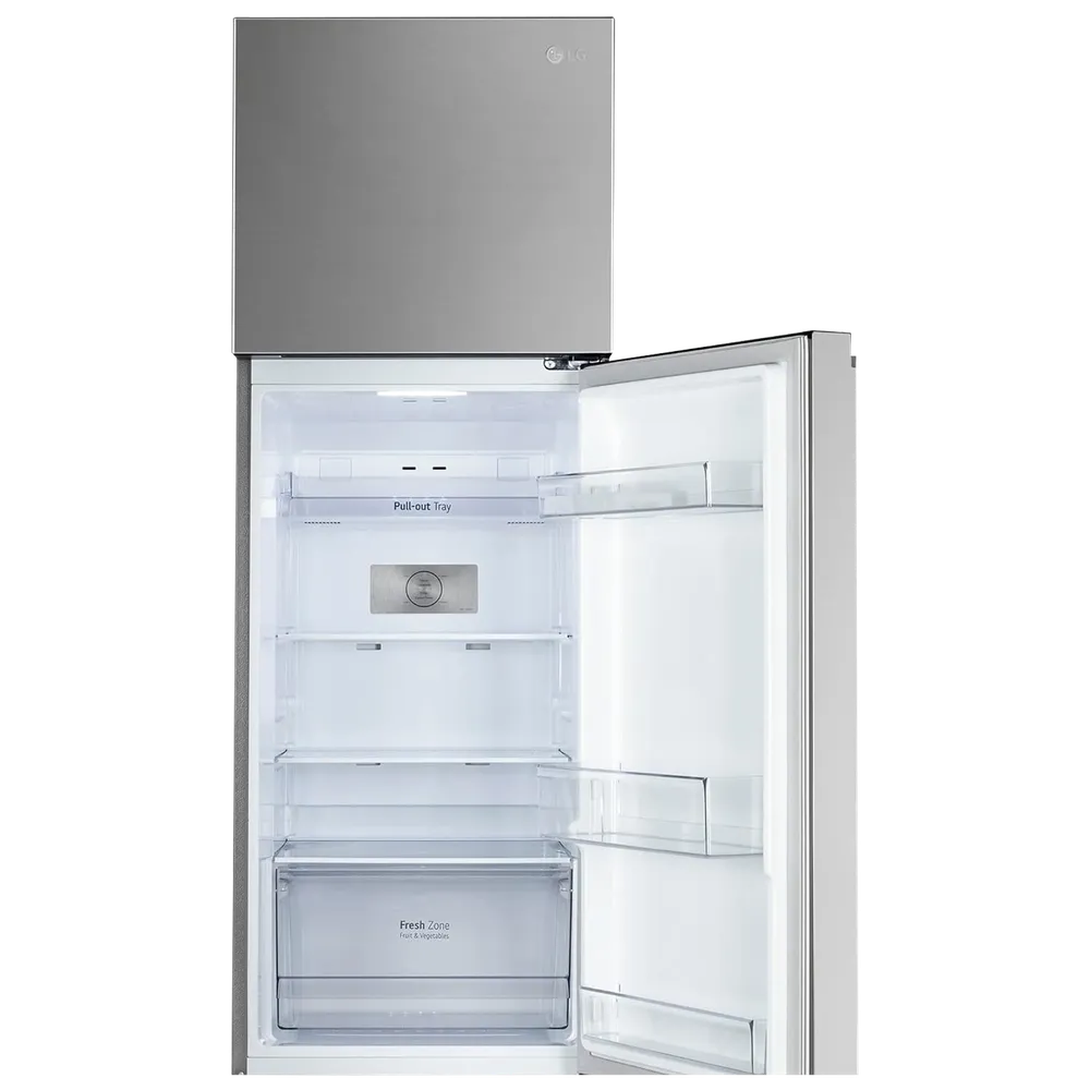 LG GL-N262SPZX 263 L Frost Free Double Door Refrigerator | Shiny Steel Mahajan Electronics online