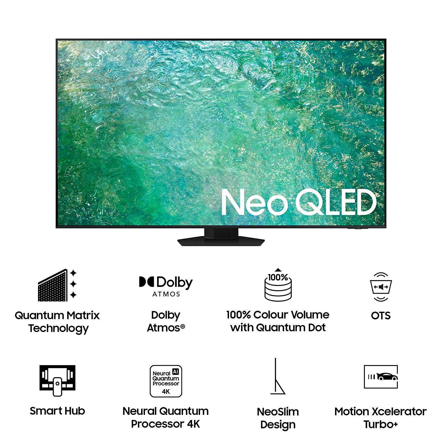 Samsung 138 cm (55 inches) 4K Ultra HD Smart Neo QLED TV QA55QN85CAKLXL (Titan Black) - Mahajan Electronics Online