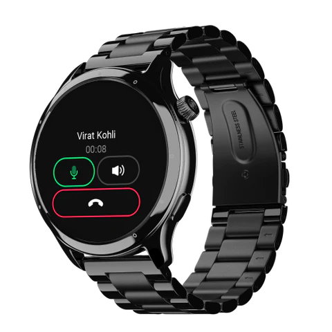Noise Fit Mettle Smart Watch Black - Mahajan Electronics Online