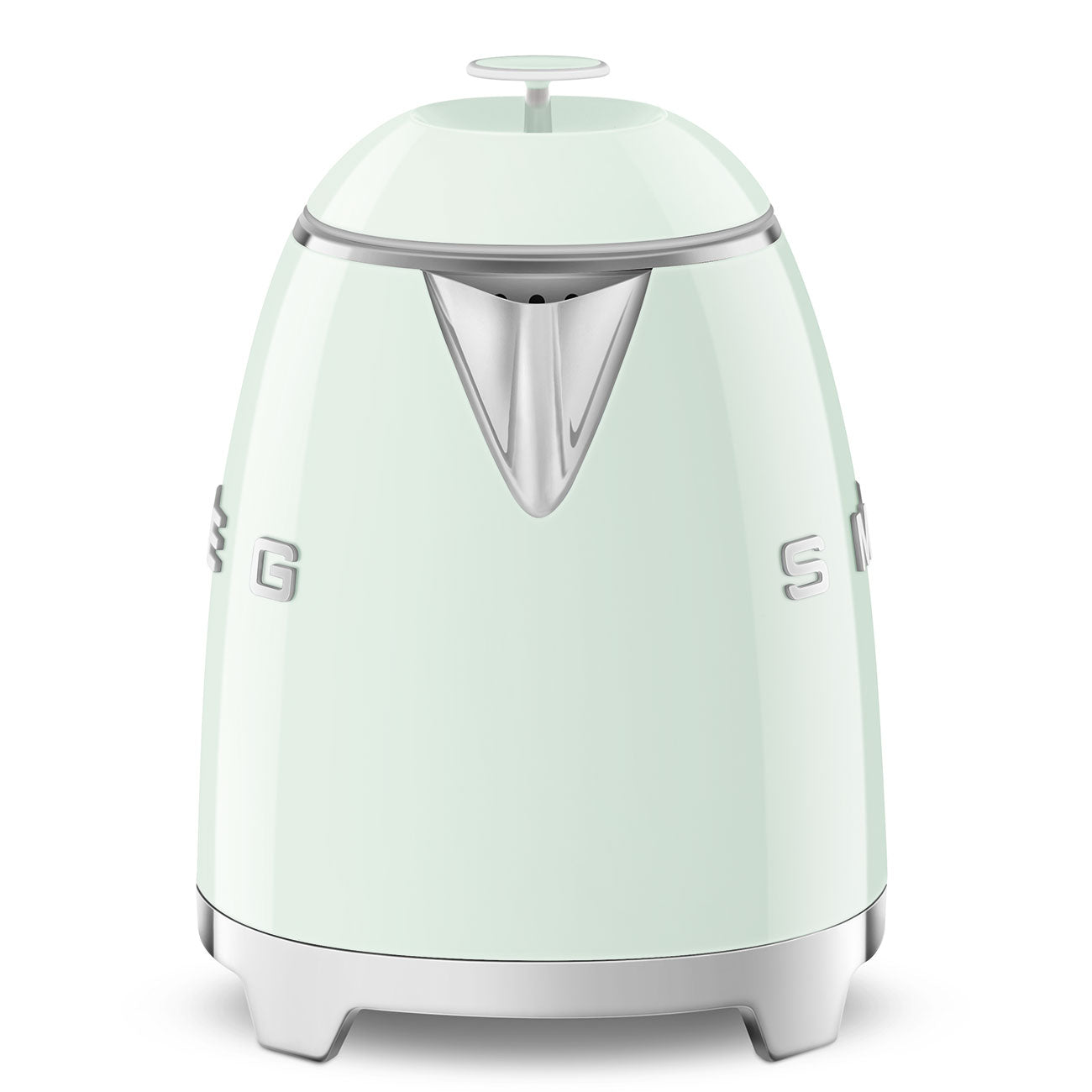 SMEG KLF05PGEU Mini 50's Retro Style 3 Cup Electric Kettle with Double Wall Anti Slip Base and Water Level Indicator (Green) Mahajan Electronics Online