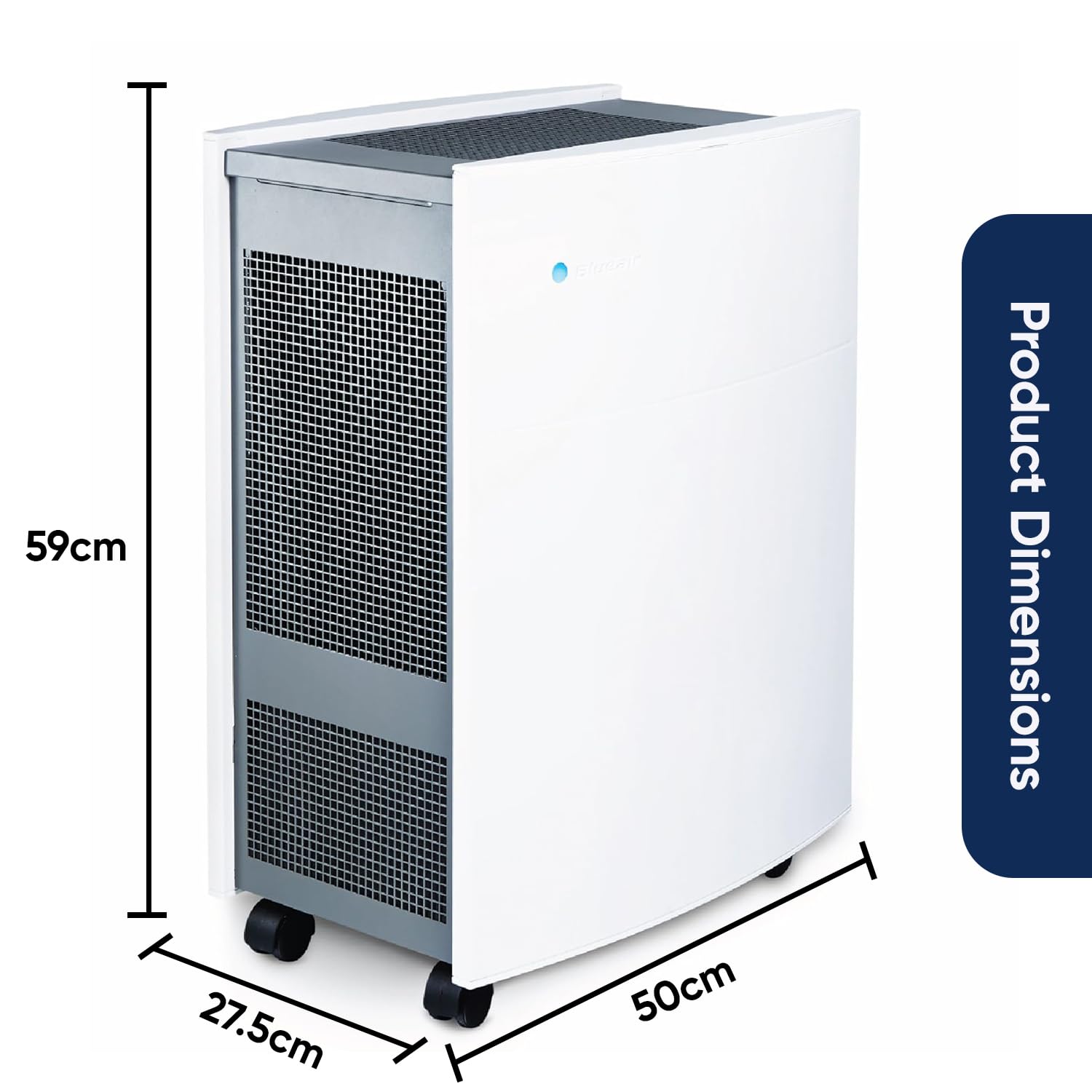 Blueair air purifier for bedroom living room home, Hepa Filter with Activated Carbon, Blueair 605 smokestop air purifier Cleans 775 sq ft Mahajan Electronics Online