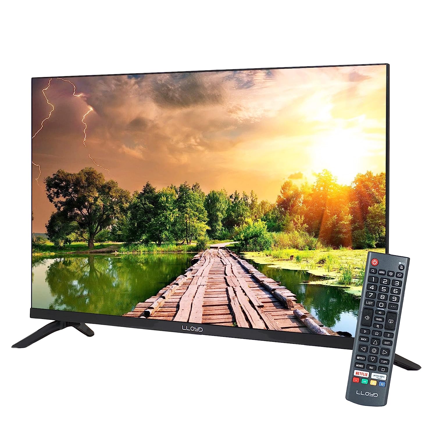 Lloyd 80cm (32 Inches) HD Ready Smart Web OS LED TV 32HS550E (Black)
