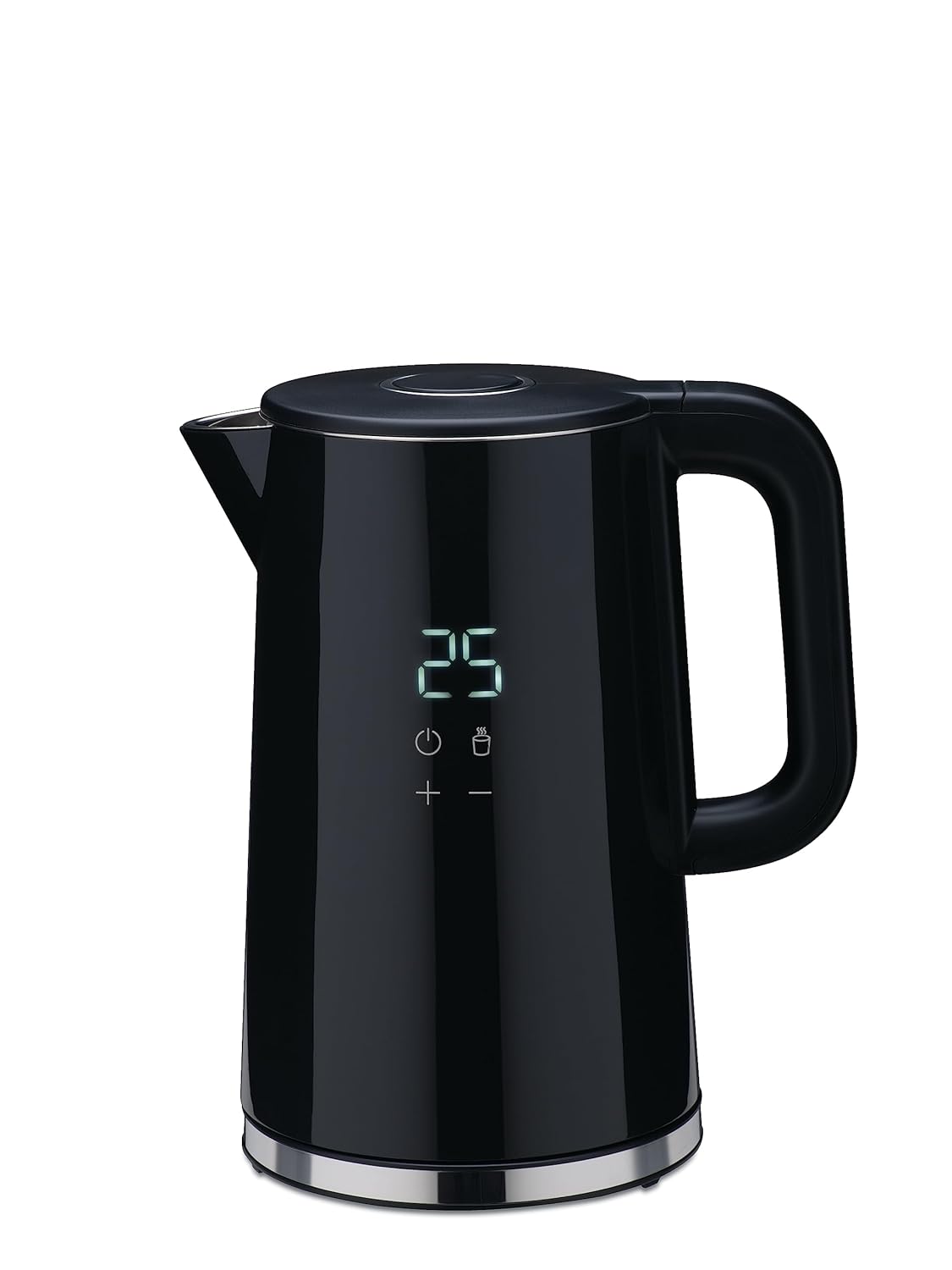 Morphy Richards Windsor Series 1.7 Litre Digital Electric Kettle|Digital Display with Touch Controls|Strix Controller: Accurate Temperature Control|Keep warm function|2 Years Product Warranty|Black Mahajan Electronics Online