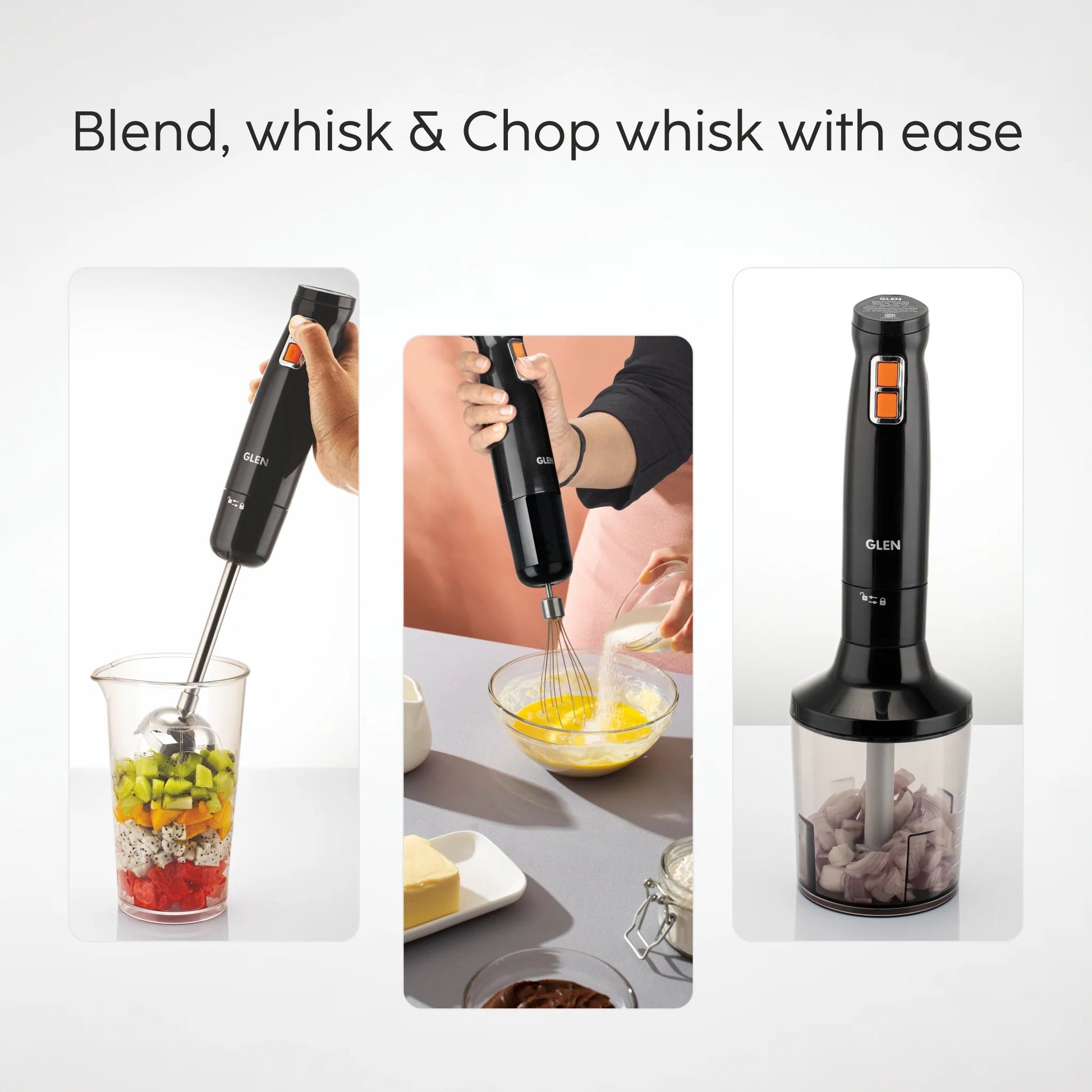 Electric SA4063HBCW Turbo Hand Blender Chopper Whisker 350W - Mahajan Electronics Online