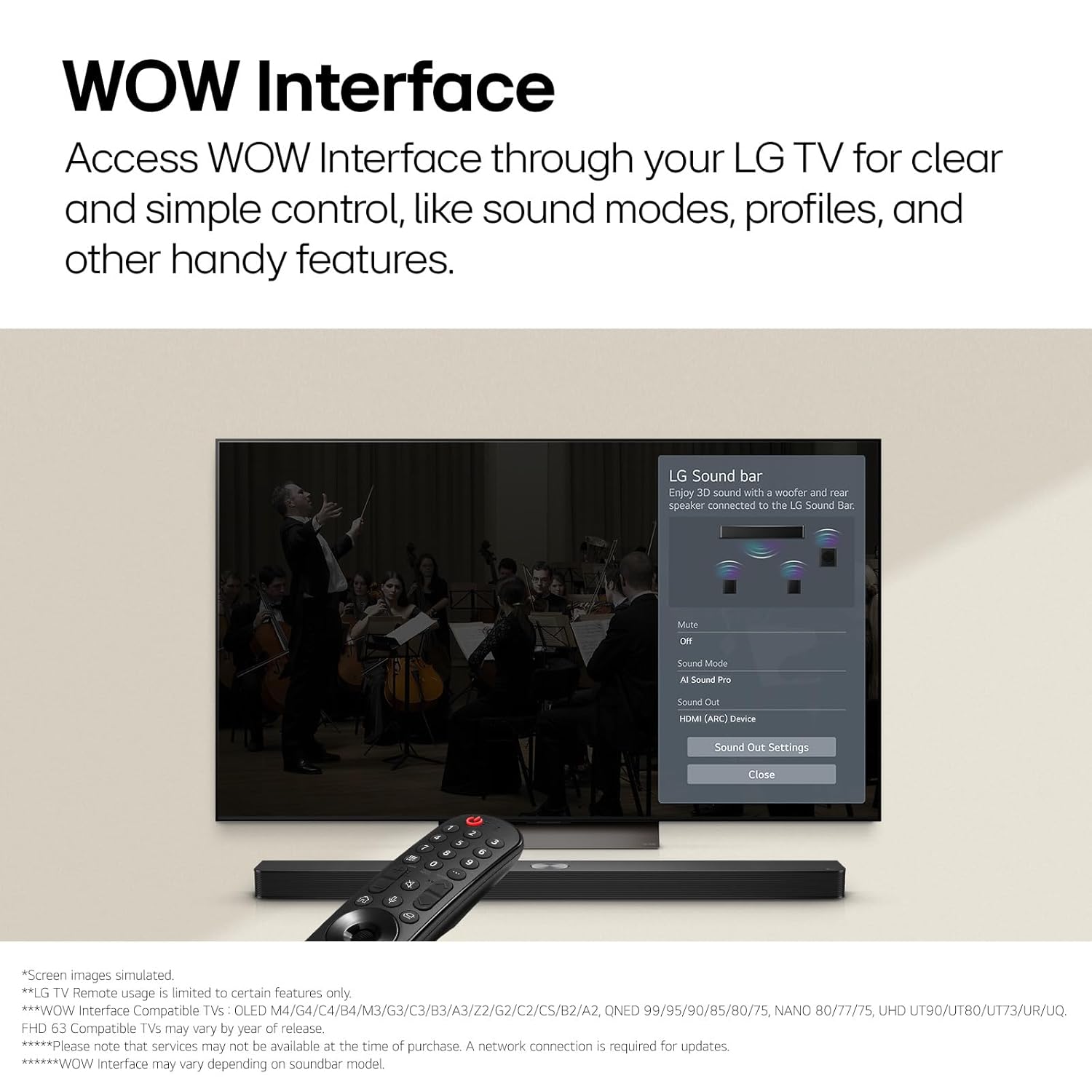 LG S65TR 600W 5.1 Channel Dolby Digital, Wireless Subwoofer & Rear Speaker with Built-in Receiver, AI Sound Pro Home Theater Soundbar with HDMI, USB & Bluetooth Connectivity (Black) Mahajan Electronics Online