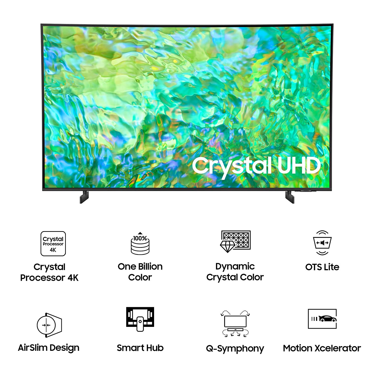 Samsung 189 cm UA75CU8000KXXL(75 inches) 4K Ultra HD Smart LED TV - Mahajan Electronics Online