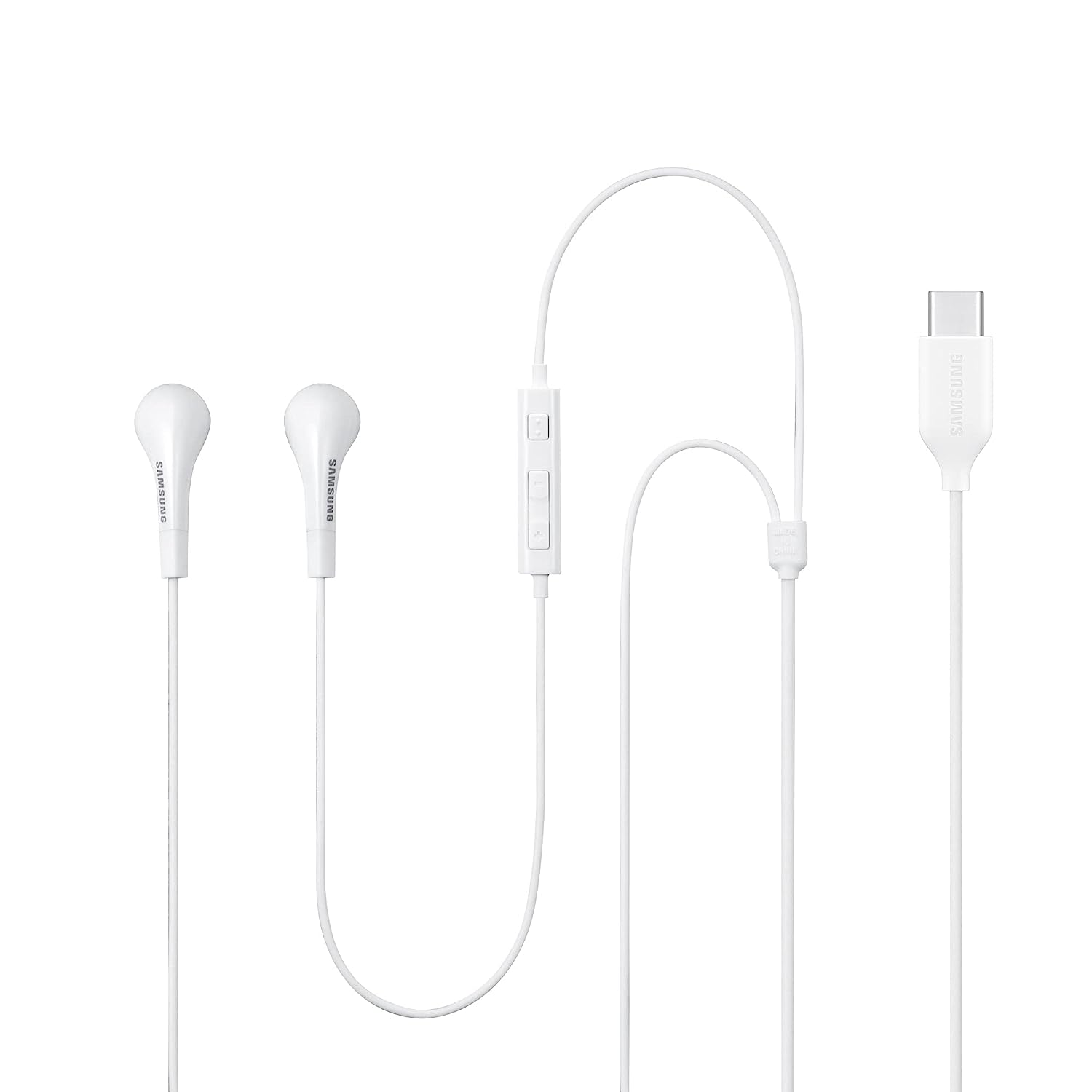Samsung Original IC050 Type-C Wired in Ear Earphone with mic (White) - Mahajan Electronics Online