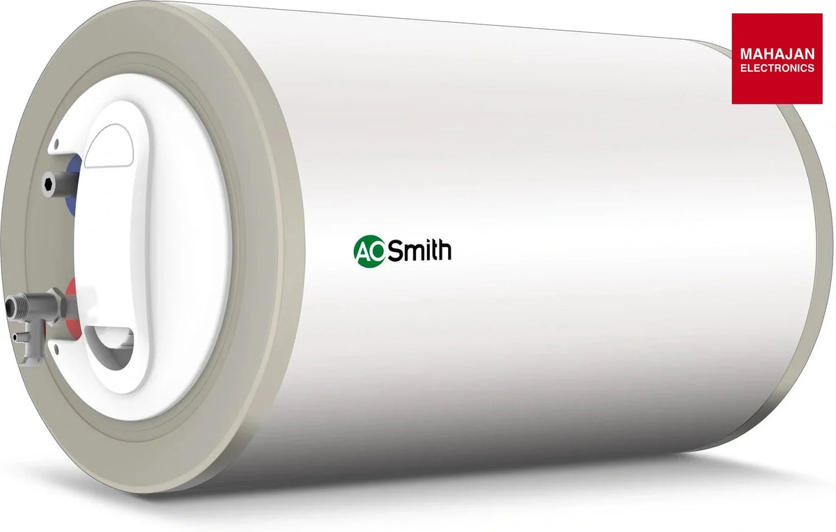 AO Smith HAS-X-035 LHS 35L 2 Star Horizontal Storage Water Heater with Left Side Inlets, 3000W (White) – Mahajan Electronics Online.
