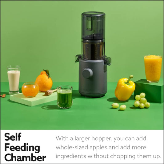 Hurom H310A Slow Masticating Juicer (H310A Charcoal) - Mahajan Electronics Online