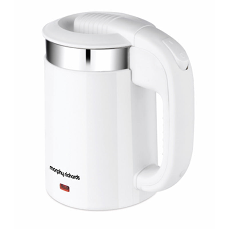Morphy Richards Luxe Beauty Travel 0.5 Litres 700 Watts Electric Kettle (Double Wall, White)