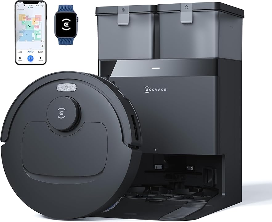 ECOVACS N50 Pro Mini  Robot Vacuum and Mop, PowerBoost Charging,  Self-Washing Mop, 25000Pa Suction Mahajan Electronics Online