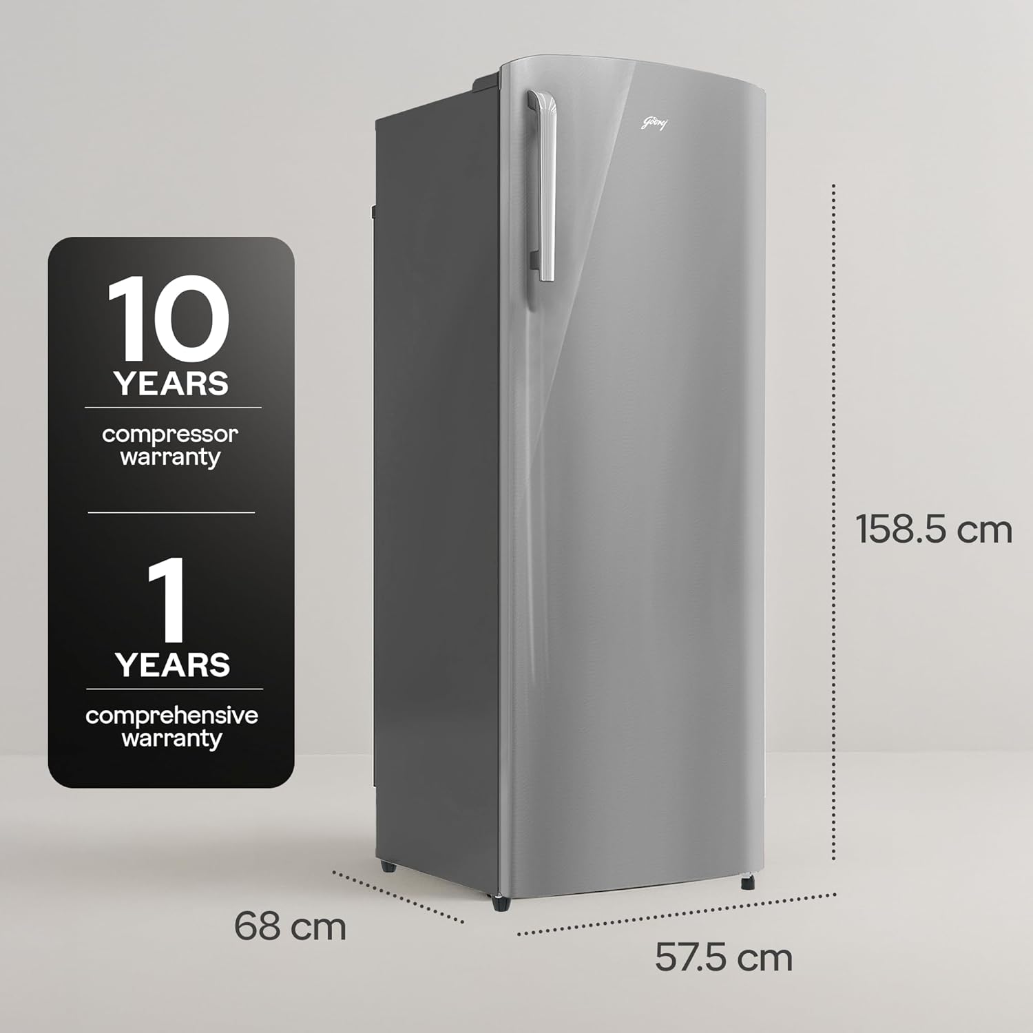 Godrej RD EMARVEL 290C THI FS ST 268 L 3 Star Turbo Cooling Technology Single Door Inverter Mahajan Electronics Online