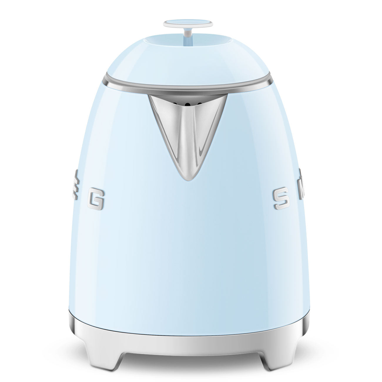SMEG KLF05PBEU Mini 50's Retro Style 3 Cup Electric Kettle with Double Wall Anti Slip Base and Water Level Indicator (Blue) Mahajan Electronics Online