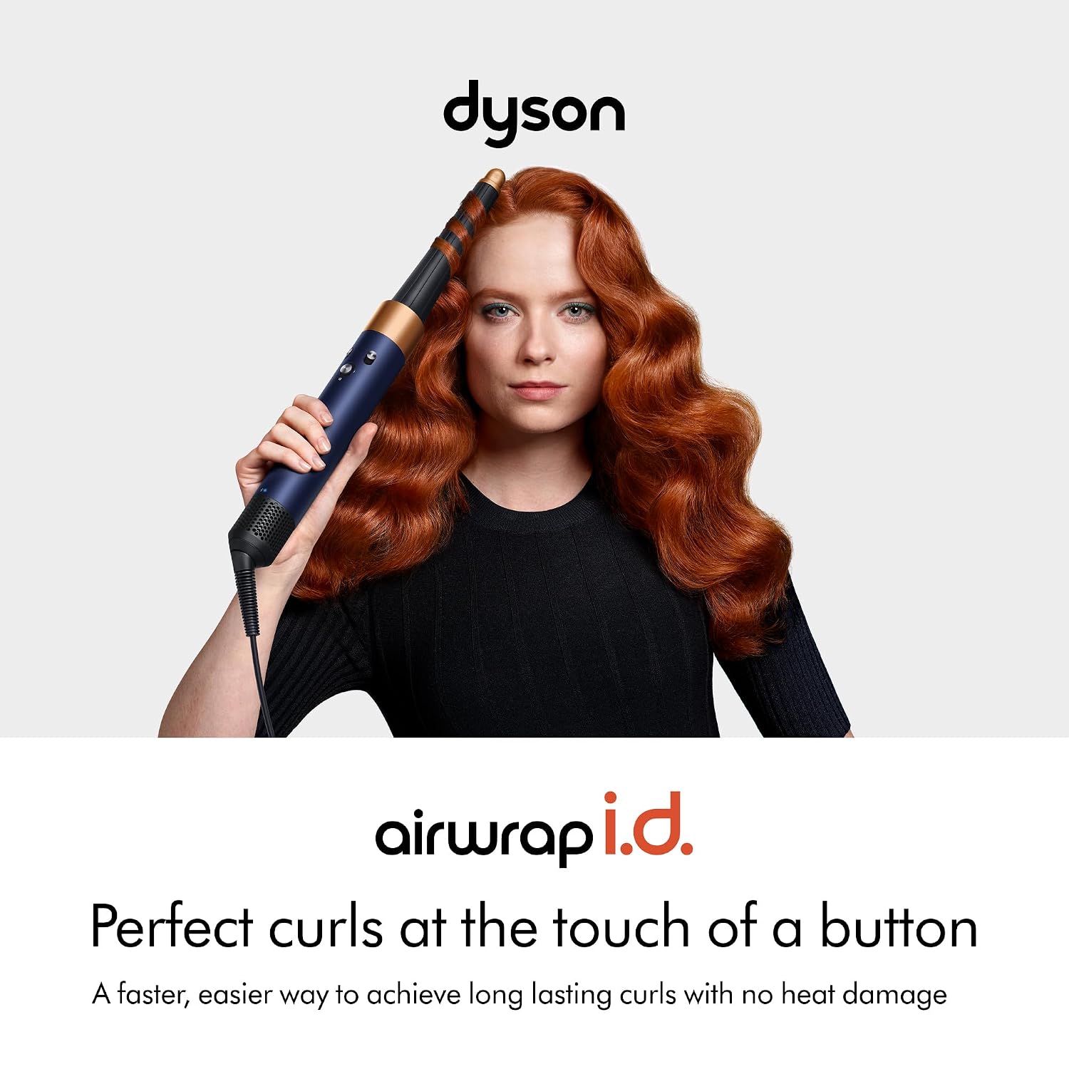 Dyson Airwrap I.D. 6-In-1 Multi-Styler | Styles Without Heat Damage| Cold Shot| Enhanced Coanda Airflow, 1300 Watts (Prussian Blue/Rich Copper) HS 08 PBRC IN Dyson