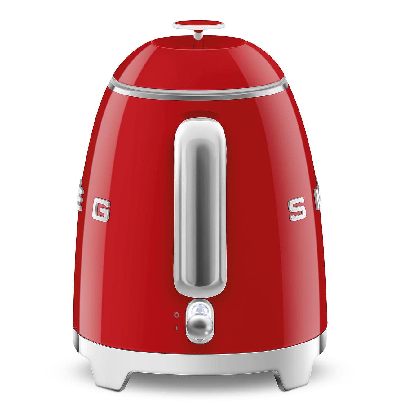 SMEG KLF05RDEU Mini 50's Retro Style 3 Cup Electric Kettle with Double Wall Anti Slip Base and Water Level Indicator (Red) Mahajan Electronics Online