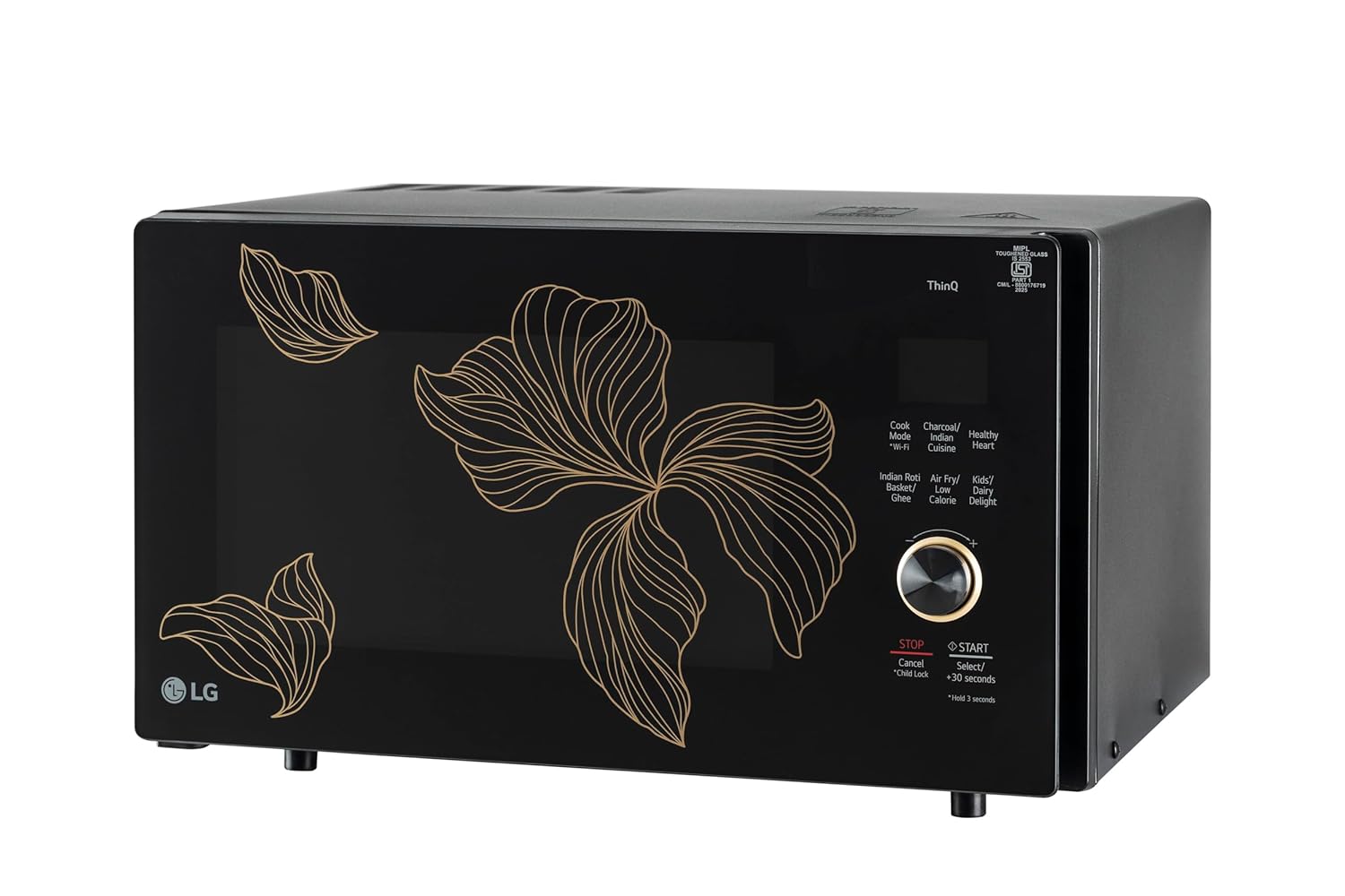 LG MJEN286UGWF 28 L, Convertible Microwave Oven with Air Fry, Charcoal Lighting Heater, Wi-Fi Enabled ( Black, Motorised Rotisserie, 60 Air Fry Recipe, 40 Scan to Cook Recipes & 331 Auto Cook Menu) Mahajan Electronics Online