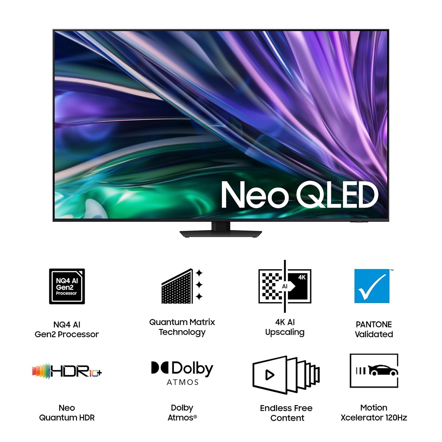 Samsung QA55QN85DBULXL 138 cm (55 inches) 4K Ultra HD AI Smart Neo-QLED TV (Graphite Black) Mahajan Electronics online