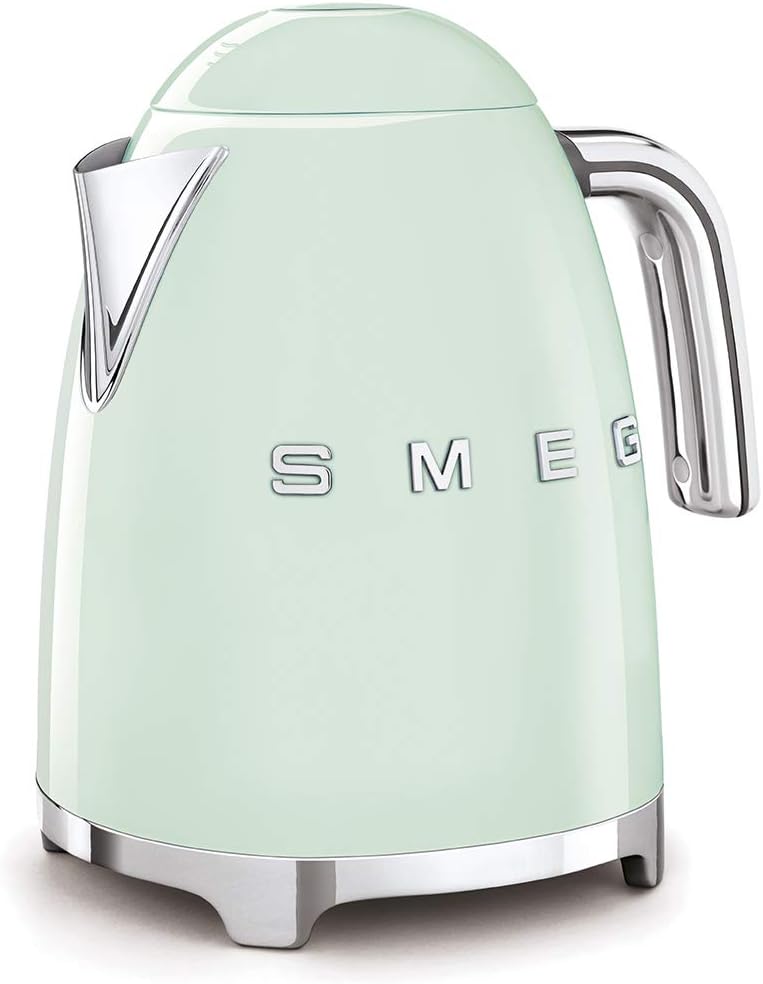 Smeg KLF03PGEU Electric Kettle  50's Style Aesthetic Pastel Green Mahajan Electronics