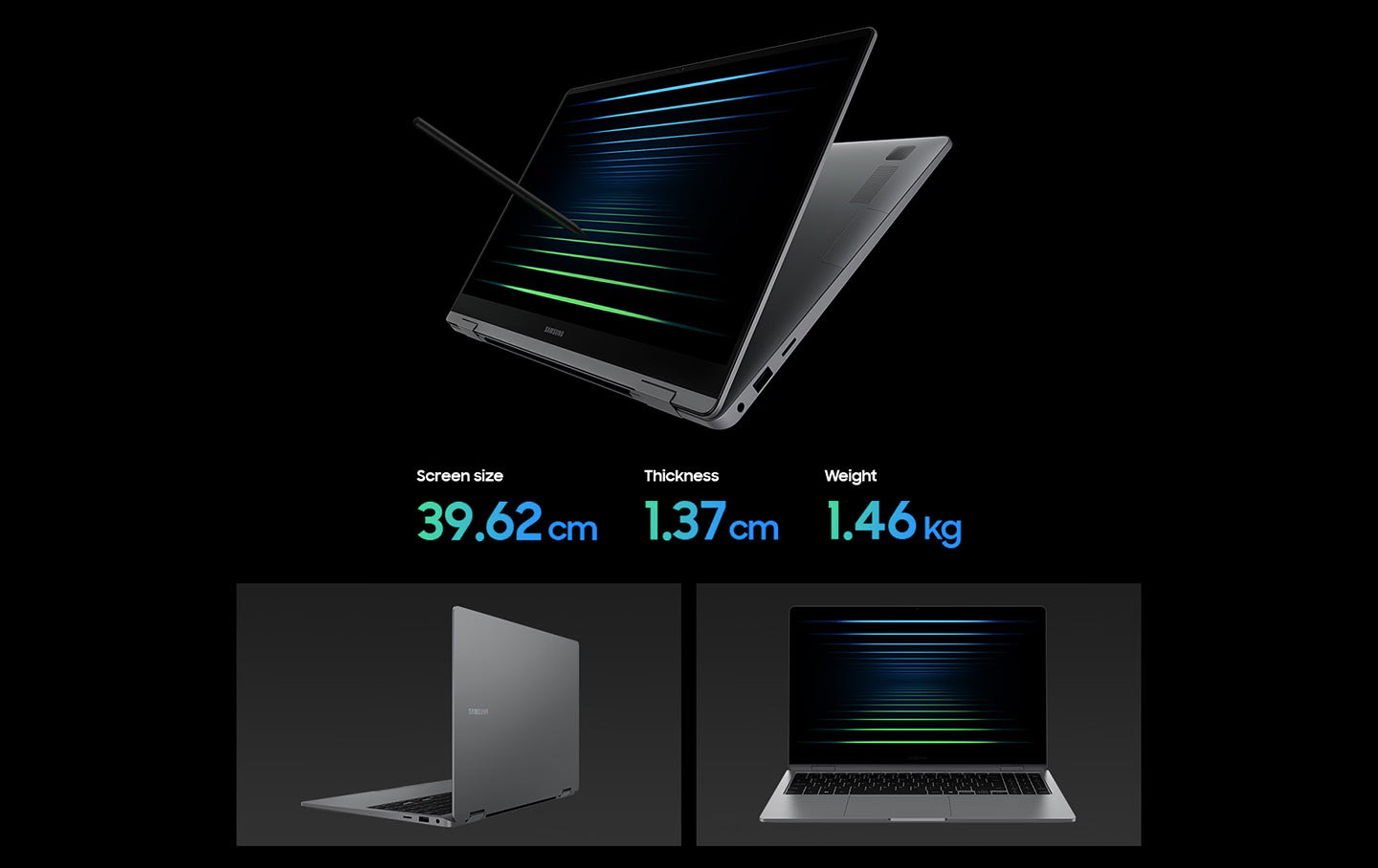 SAMSUNG Galaxy Book5 360 Intel Core Ultra 7 Touchscreen Thin & Light Laptop (16GB, 512GB SSD, Windows 11 Home, 8GB Graphics,  Gray, 1.46 KG) Mahajan Electronics Online