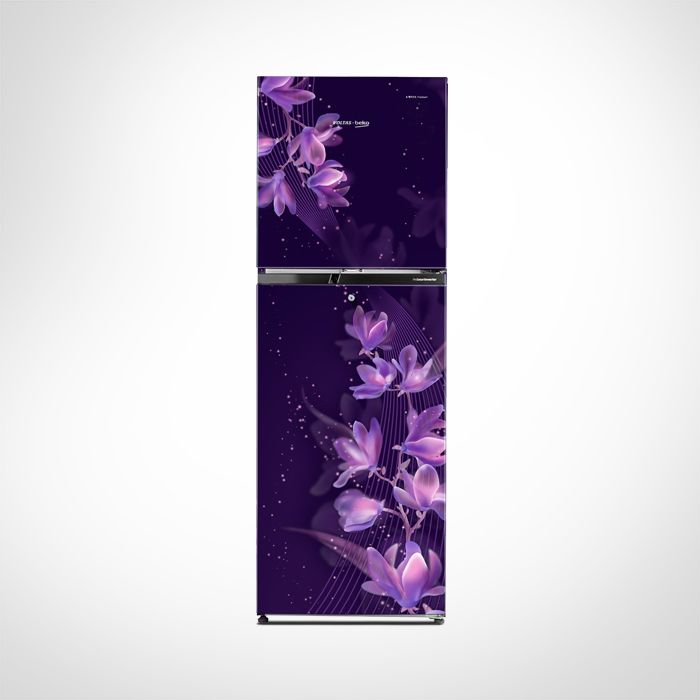 Voltas Beko 230 2 Star Frost Free Double Door Refrigerator (NightangelPurple) RFF270D/W0NPR0I - Mahajan Electronics Online